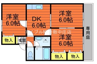 エスポワール都Ⅱ　Ｂ棟の物件間取画像